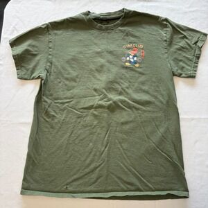 Woody Woodpecker, Gym Club T-Shirt, Green, Large, Good, $25